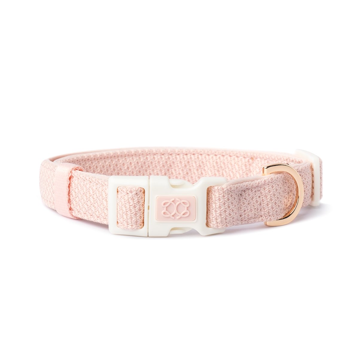 Dogistry Madison blush padded City dog collar