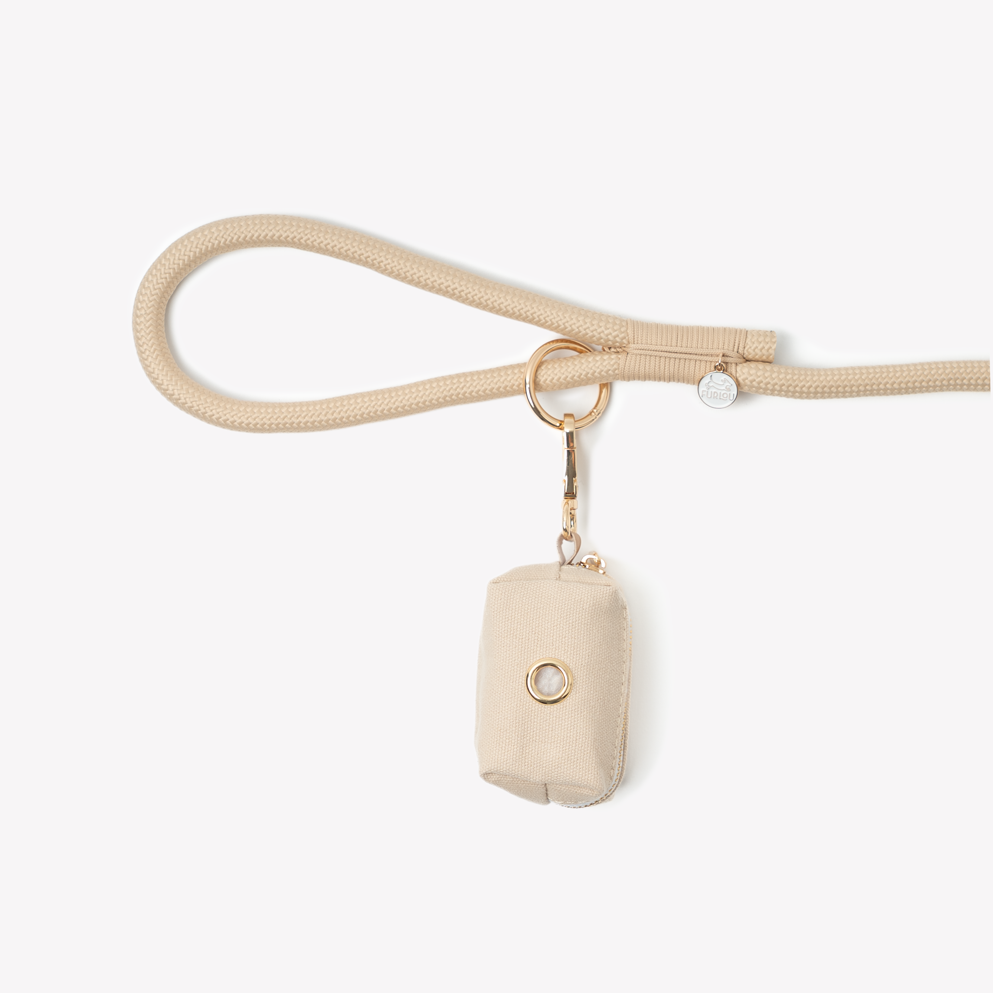 Poop Bag Holder Beige Color
