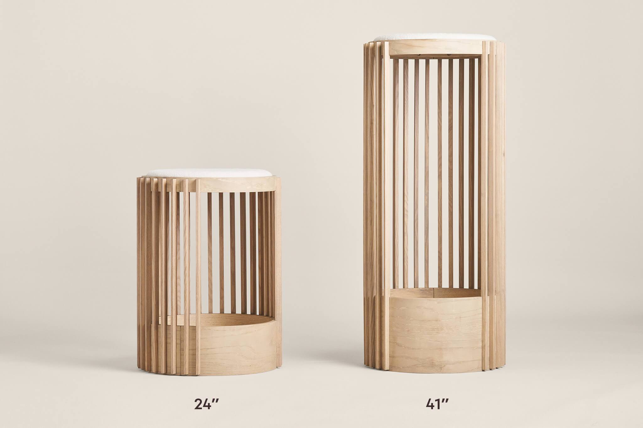 Modern Cat Tower Bed Mid-Century Style