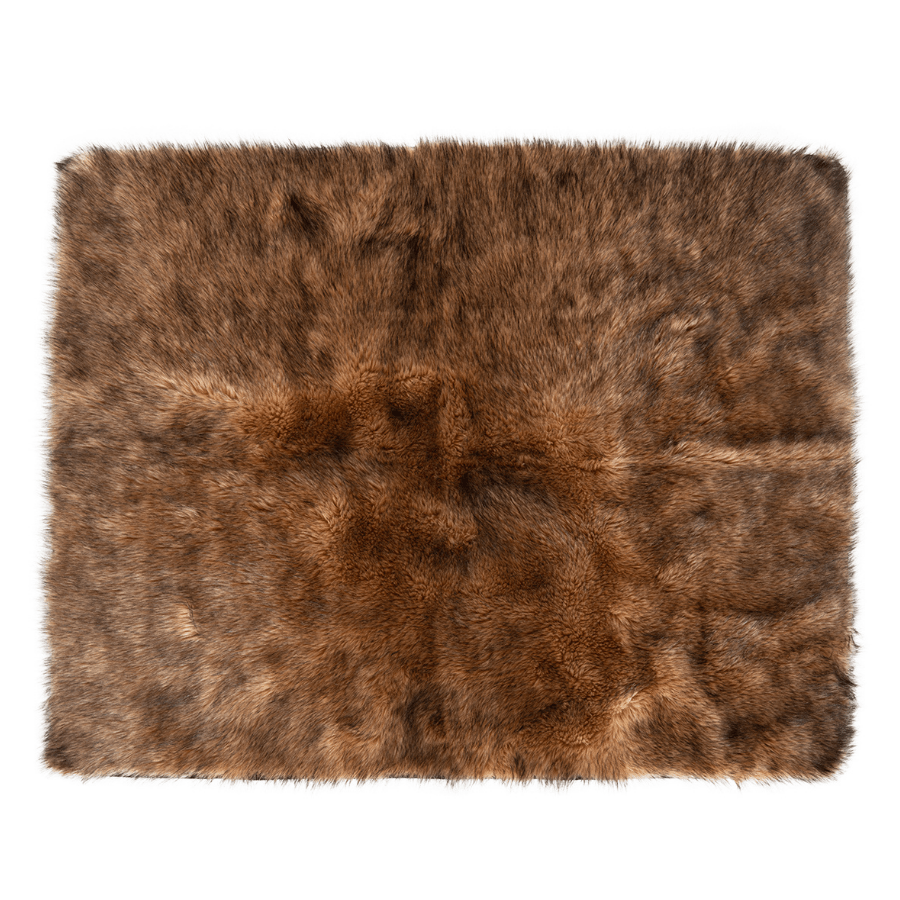 Brown fur blanket for dogs from Paw brand