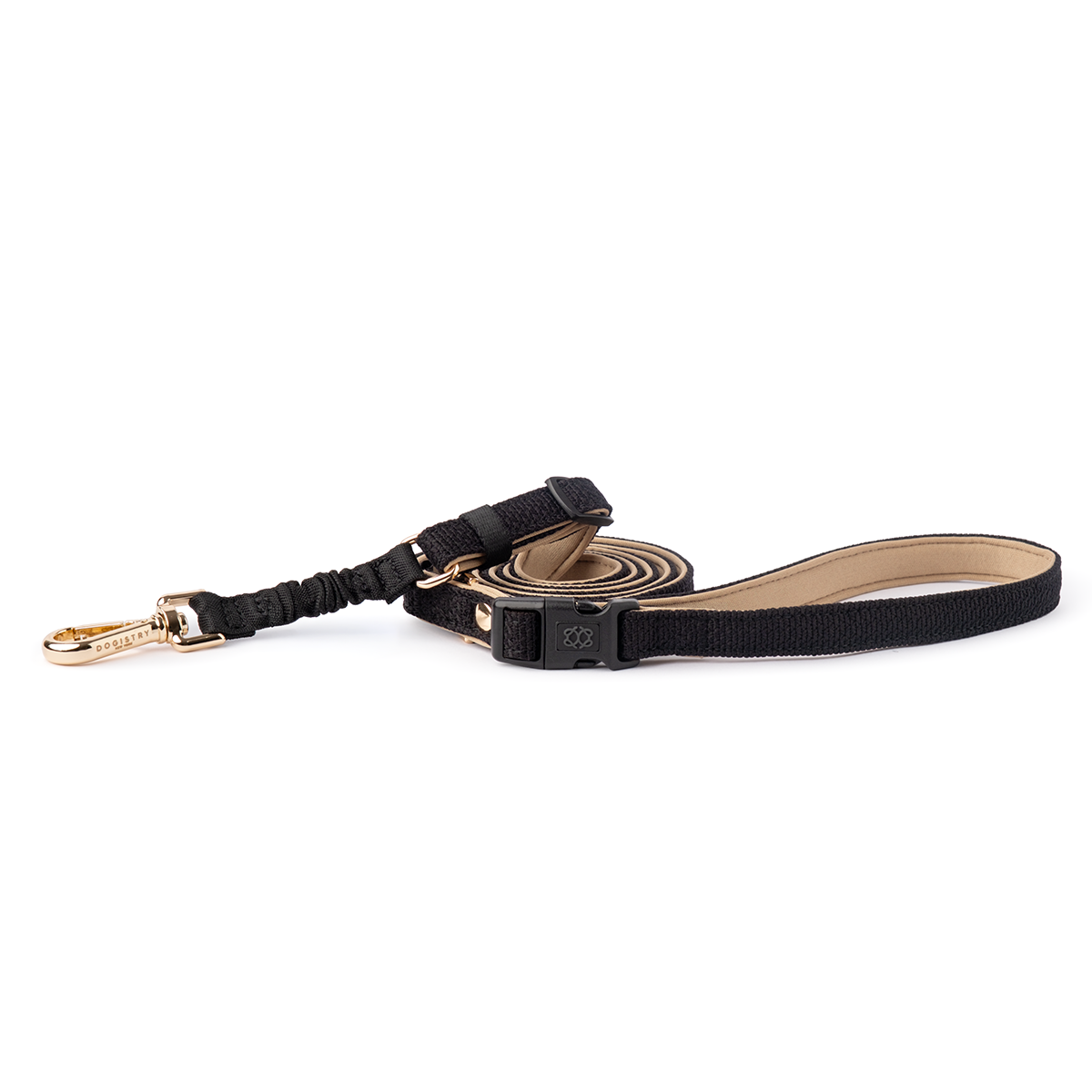 Dogistry Crosby black 3-in-1 City dog leash