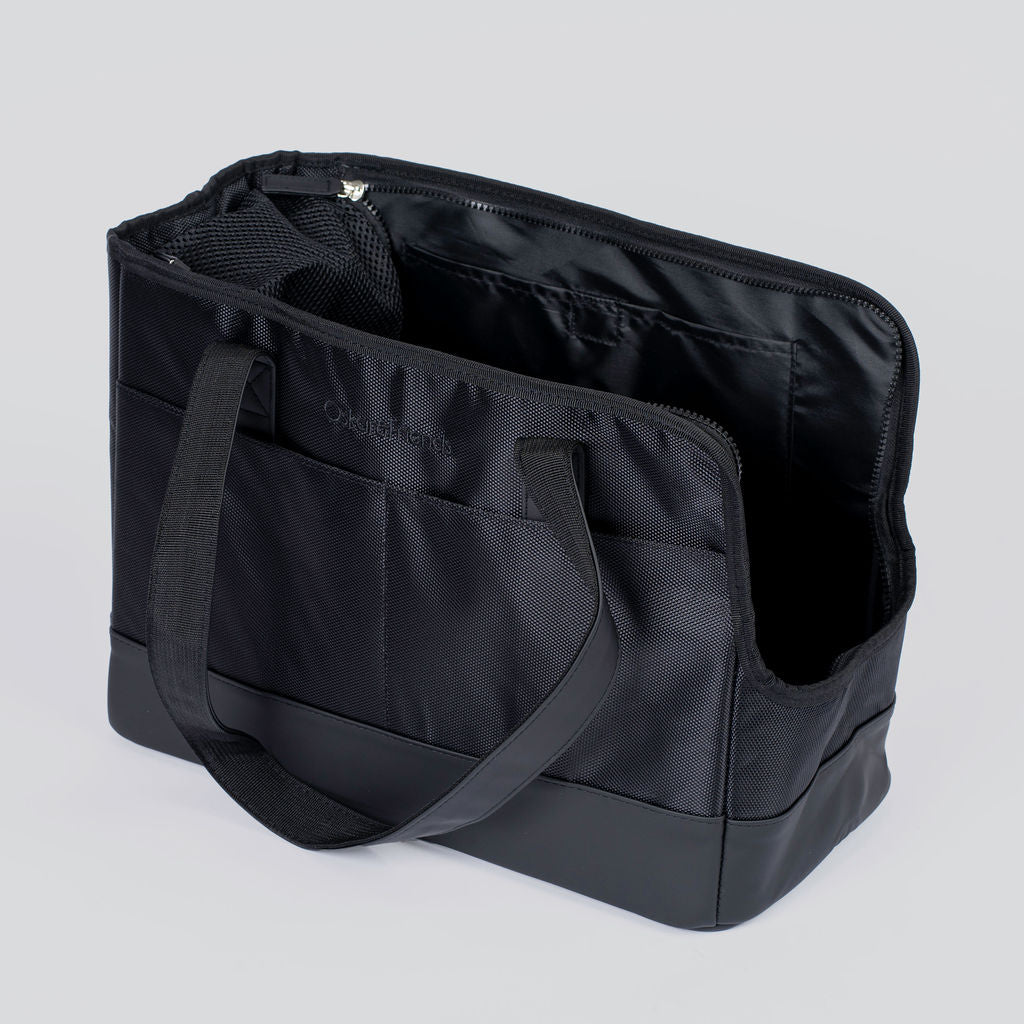 Black Tote Bag For Small Dogs