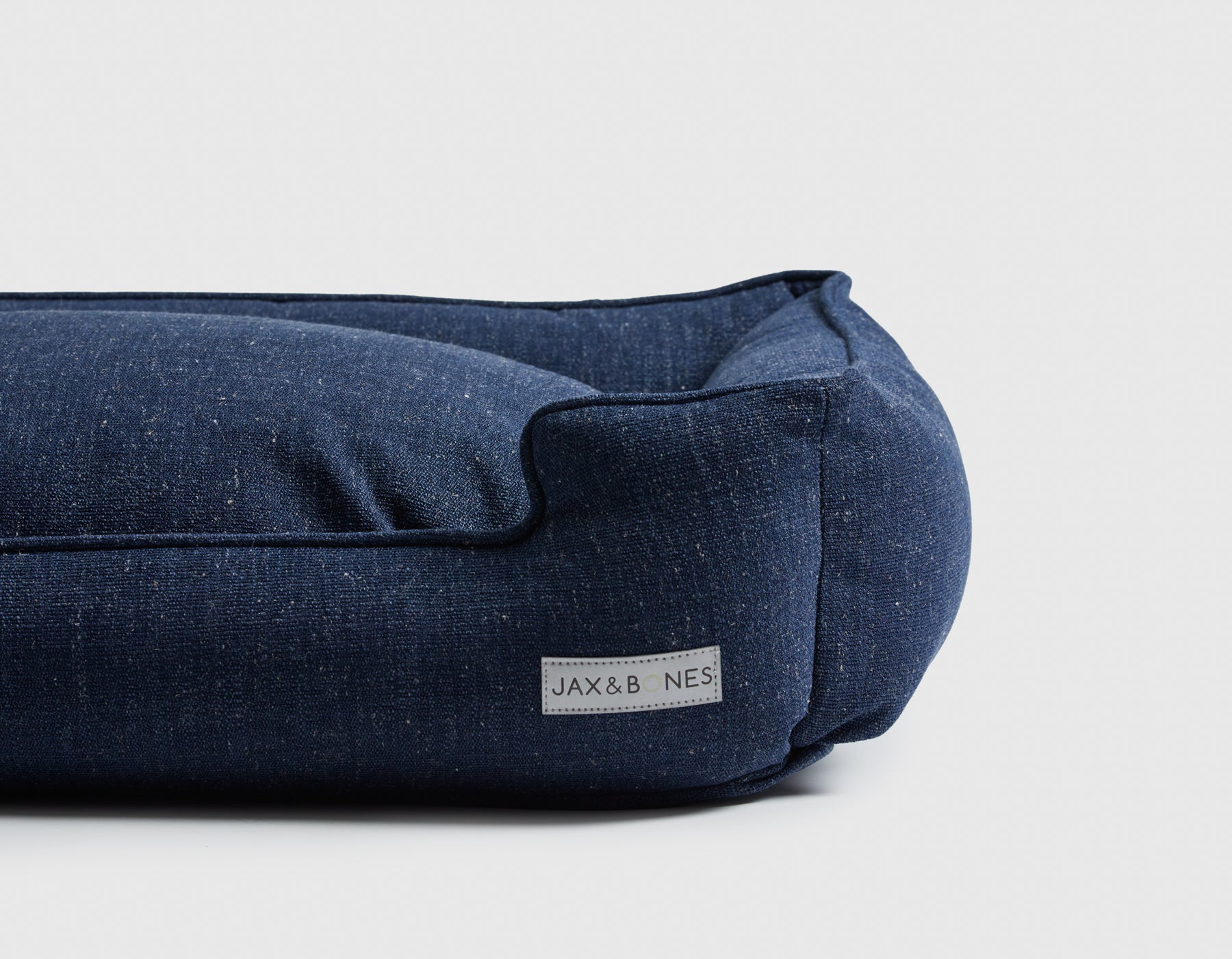 Warby Navy Dog Bed | Hypoallergenic Fill