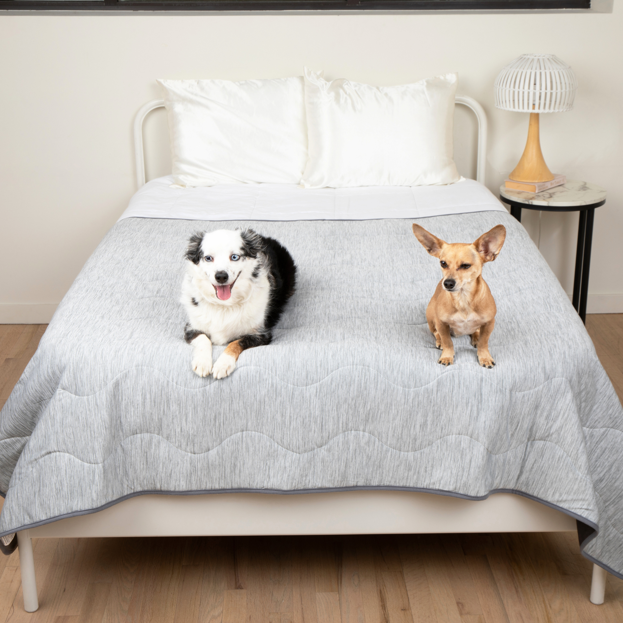 PupChill™ Cooling Waterproof Pet Blanket - Arctic Grey