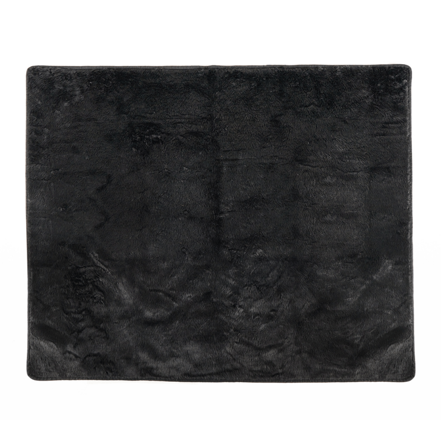 PupProtector Summer Short Fur Waterproof Throw Blanket - Midnight Black