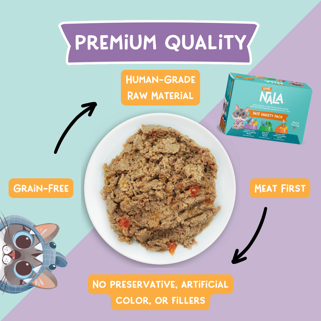 Premium Cat Food | Paté Variety Pack | 2.8 oz