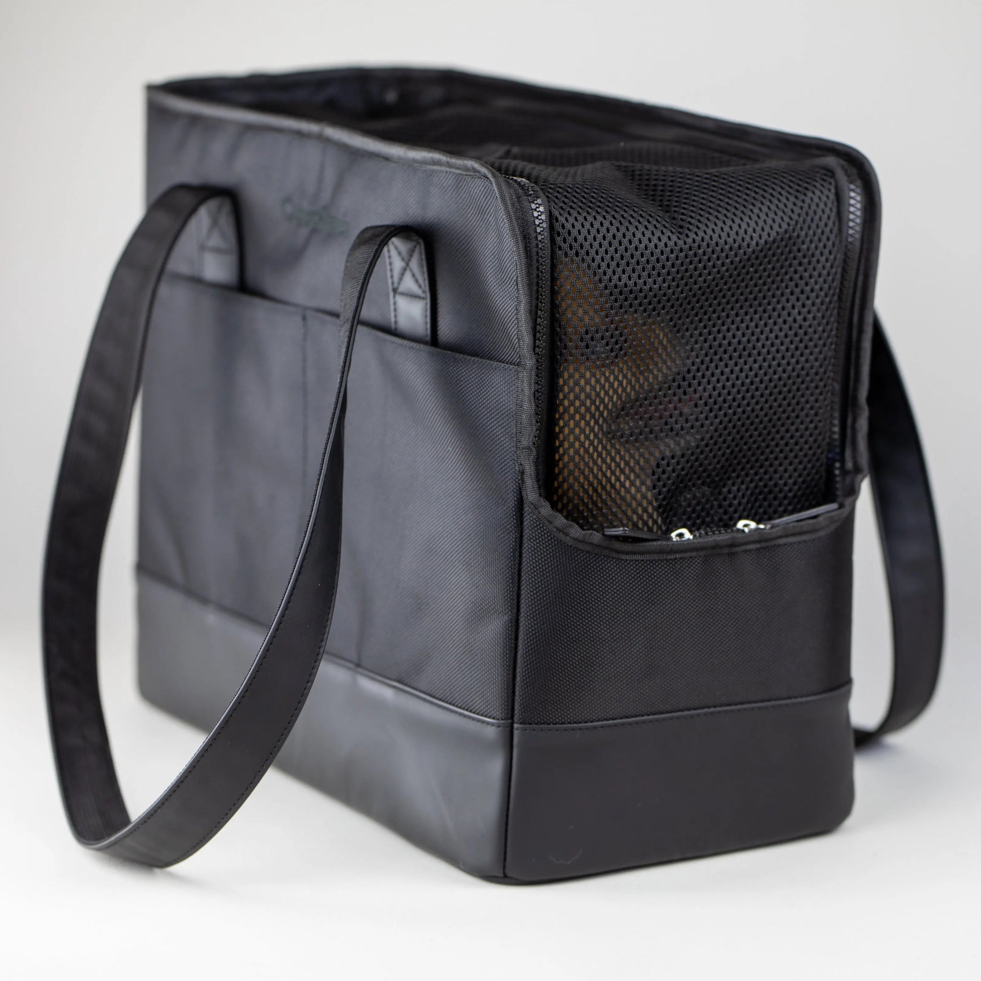 Black Tote Bag For Small Dogs