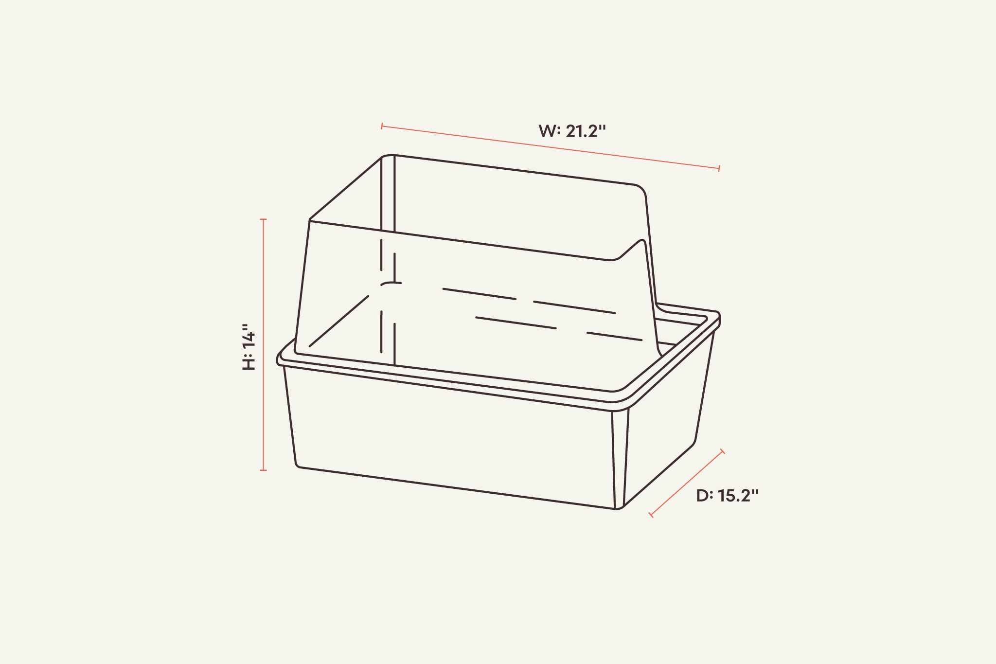 Cute Aesthetic Cubby Litter Box