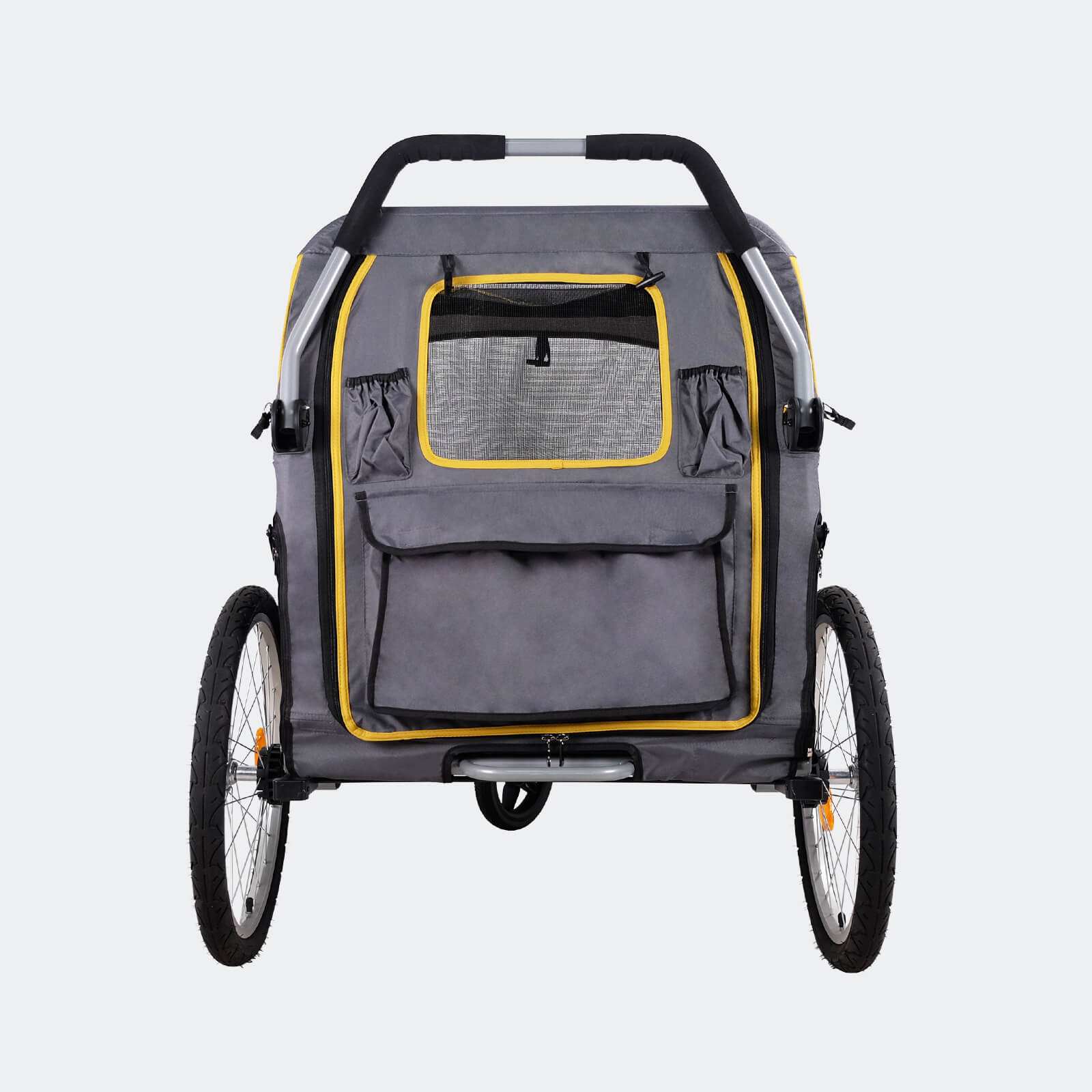 The Hercules Heavy-Duty Pro Pet Stroller Bike Trailer, 3-Wheel Extra-Large Dog Stroller