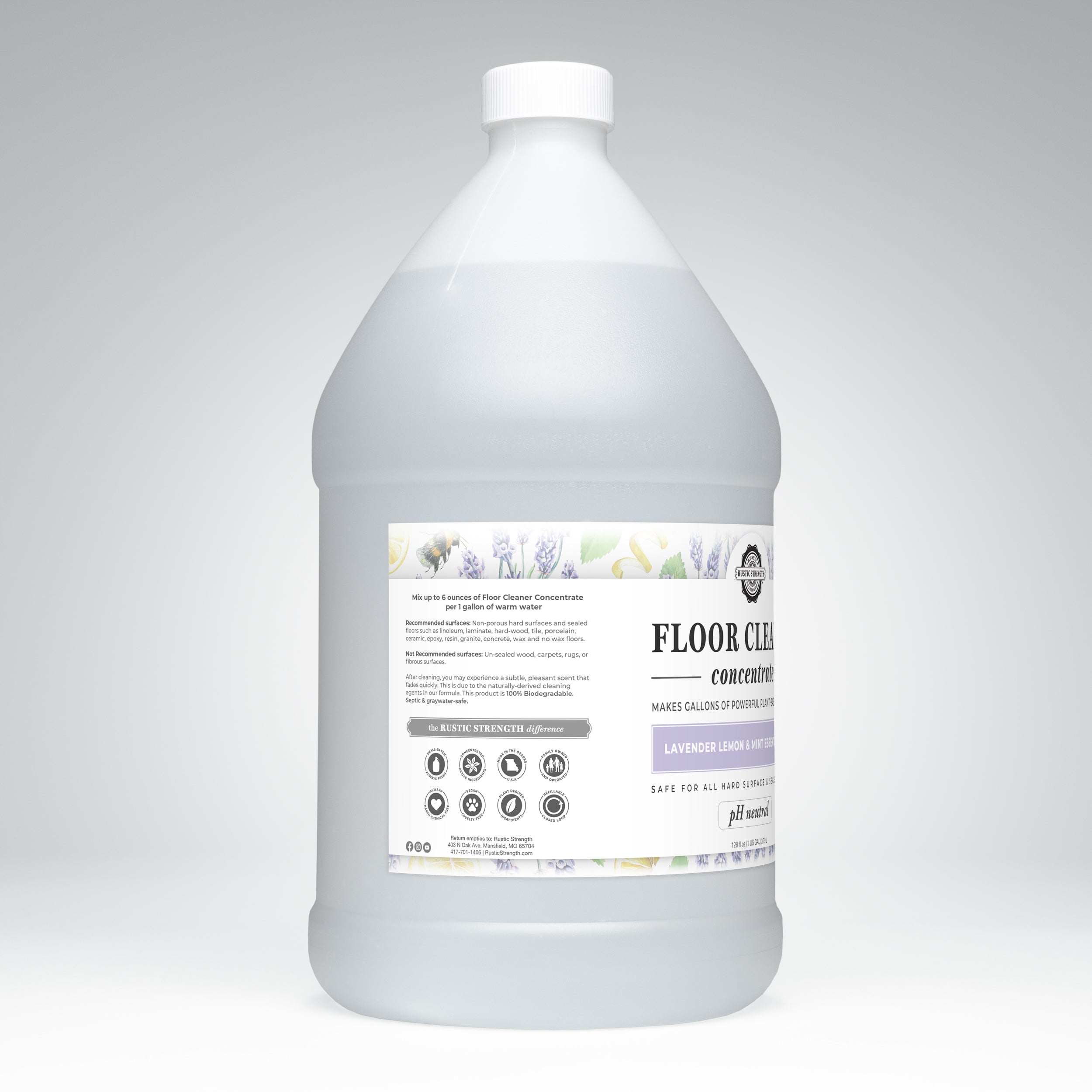 Floor Cleaner Concentrate | Lavender, Lemon & Mint