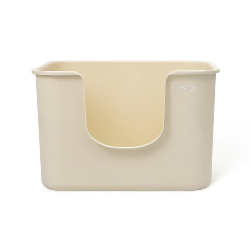 Beige XXL cat litter box