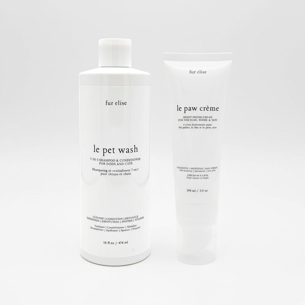 Hypoallergenic Sensitive Skin Le Grooming Pet Shampoo Set