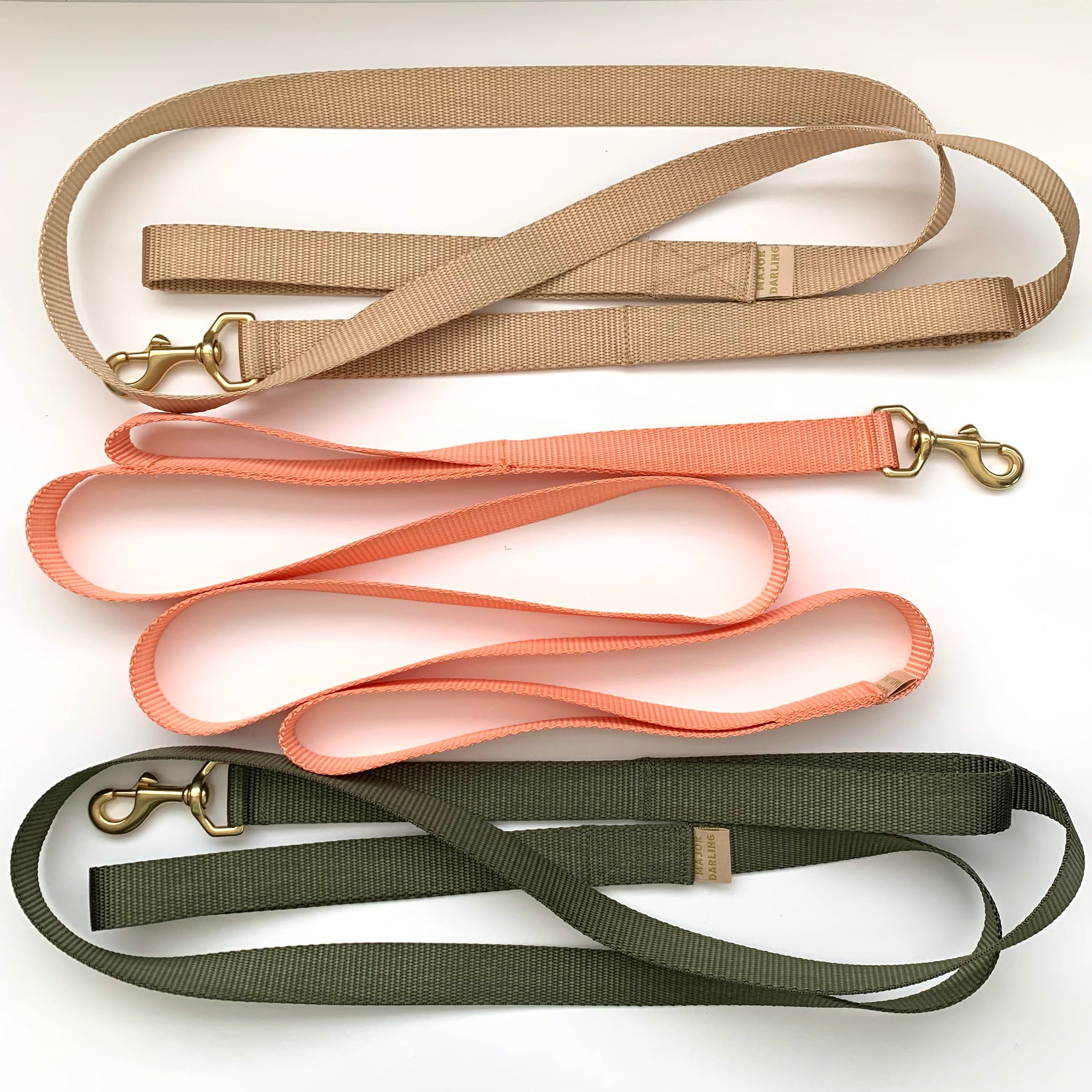 double handle 6' long leash