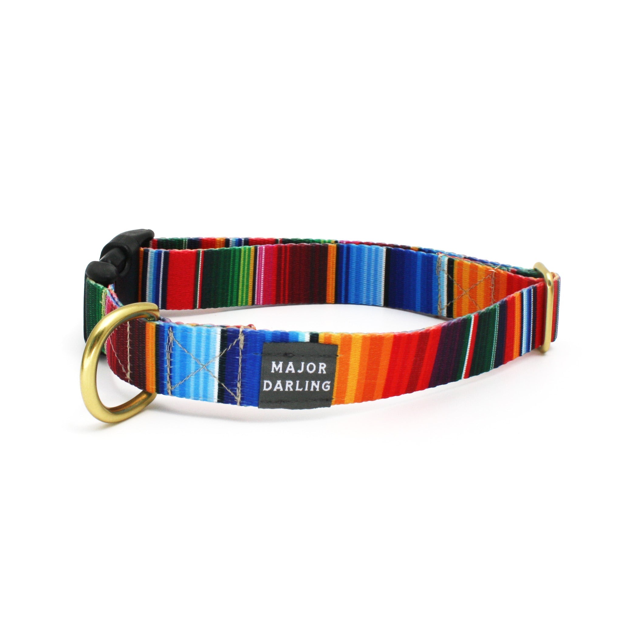 Classic snap collar For Dogs with Leopard & Rainbow Prints