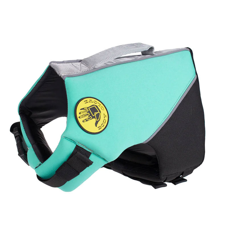 Body glove teal color neoprene dog life jacket