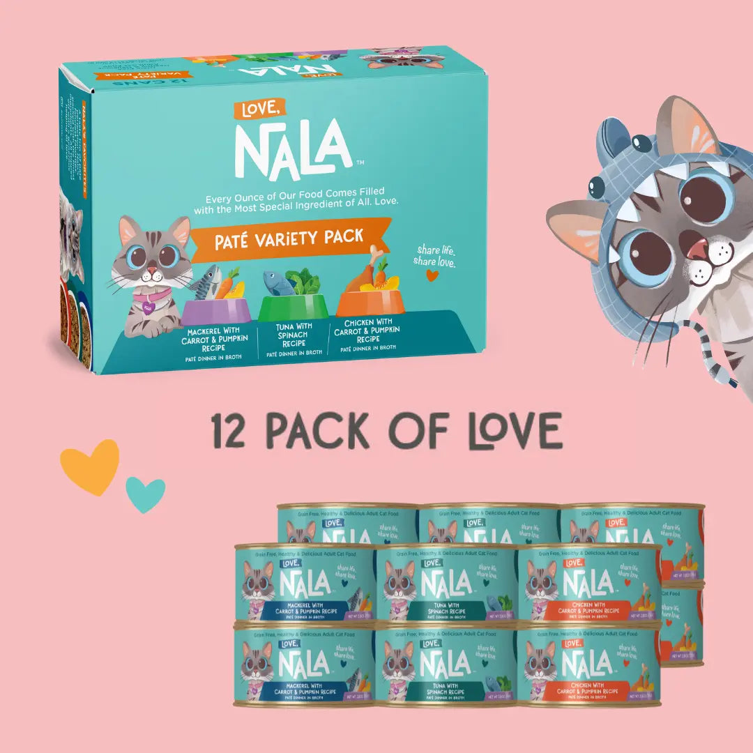 Premium Cat Food | Paté Variety Pack | 2.8 oz