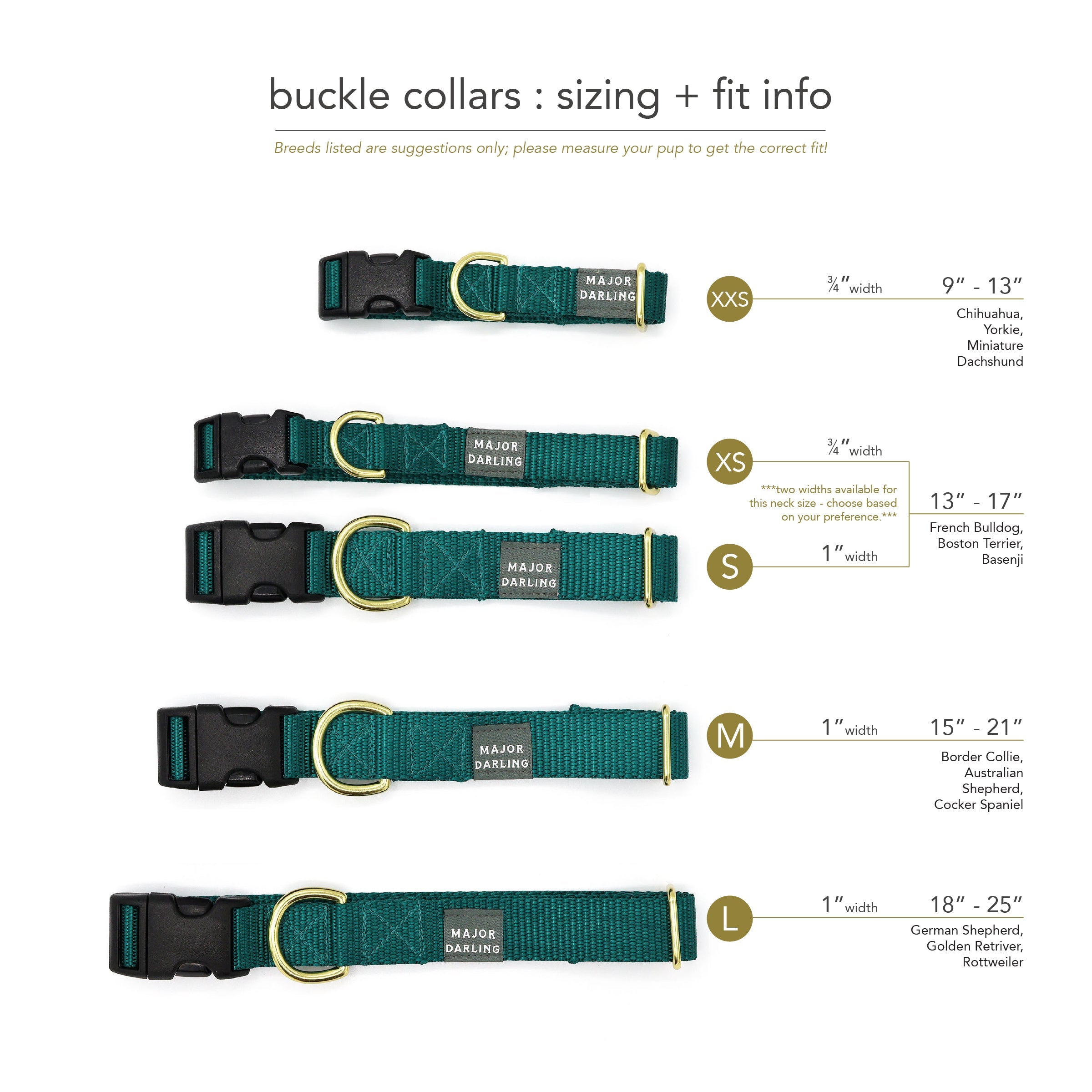 Chic & Basic Snap Collar For Pets of All Sizes