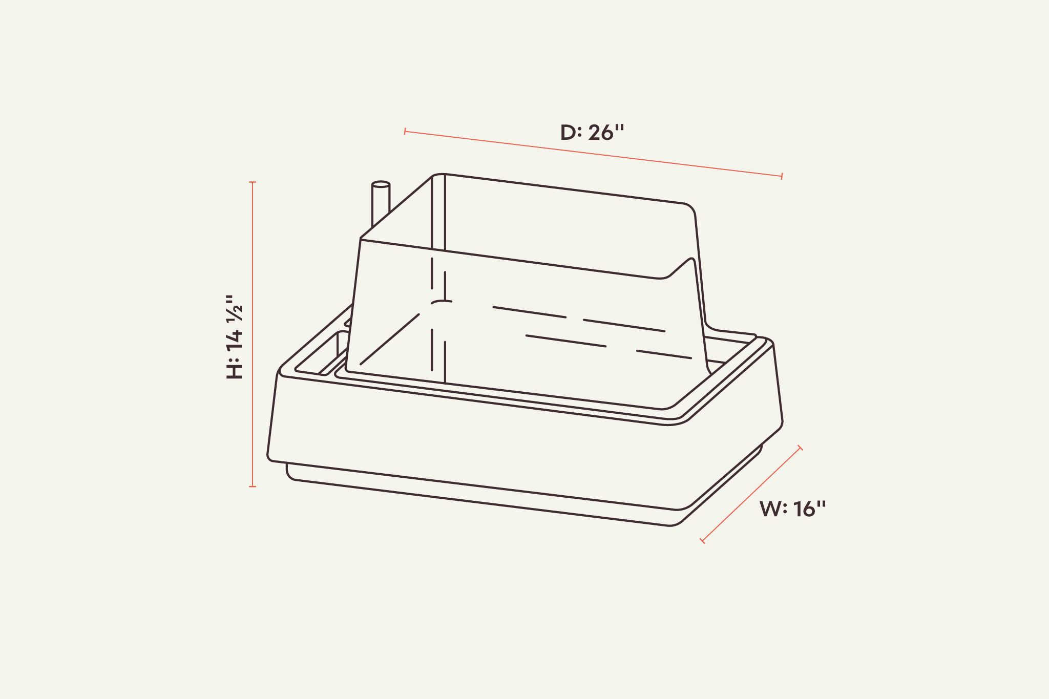 Cute Aesthetic Cove Litter Box