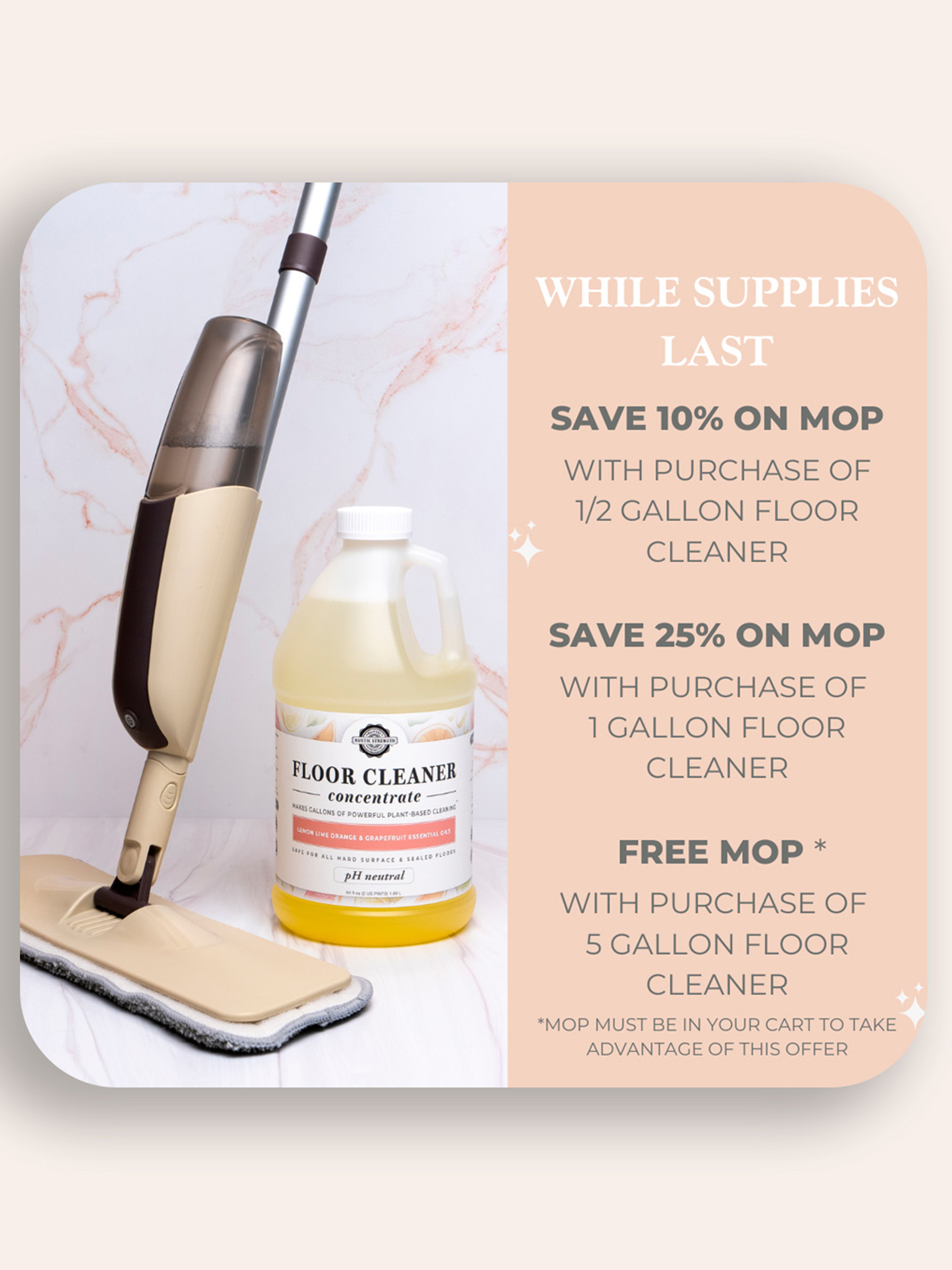 Floor Cleaner Concentrate | Lemon, Lime, Orange & Grapefruit