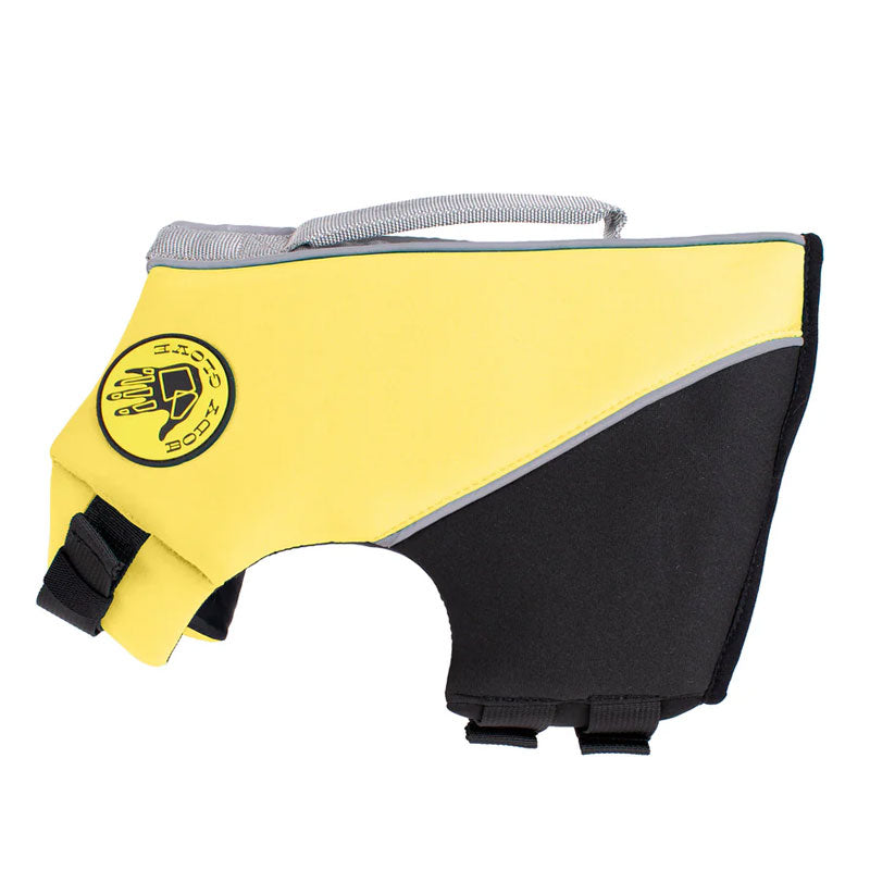 Body Glove yellow dog life vest
