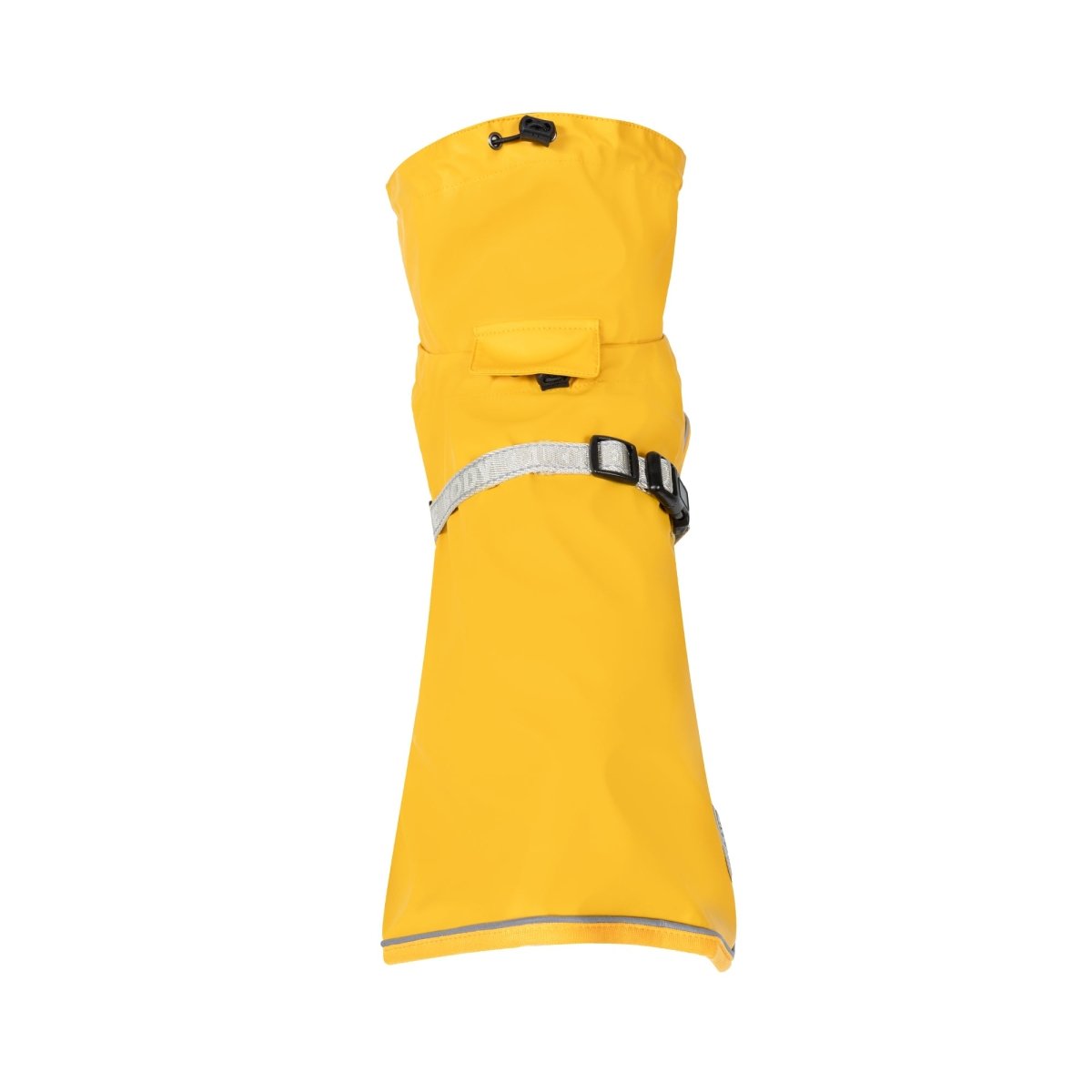 Dog raincoat in yellow color