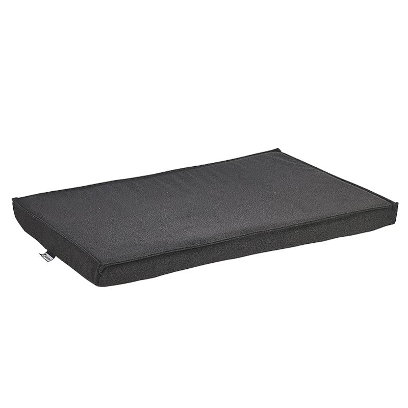Dark gray crate pad with upholstery fabric