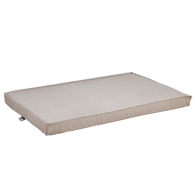 Bowsers dog crate pad and mattress with beige durable fabric
