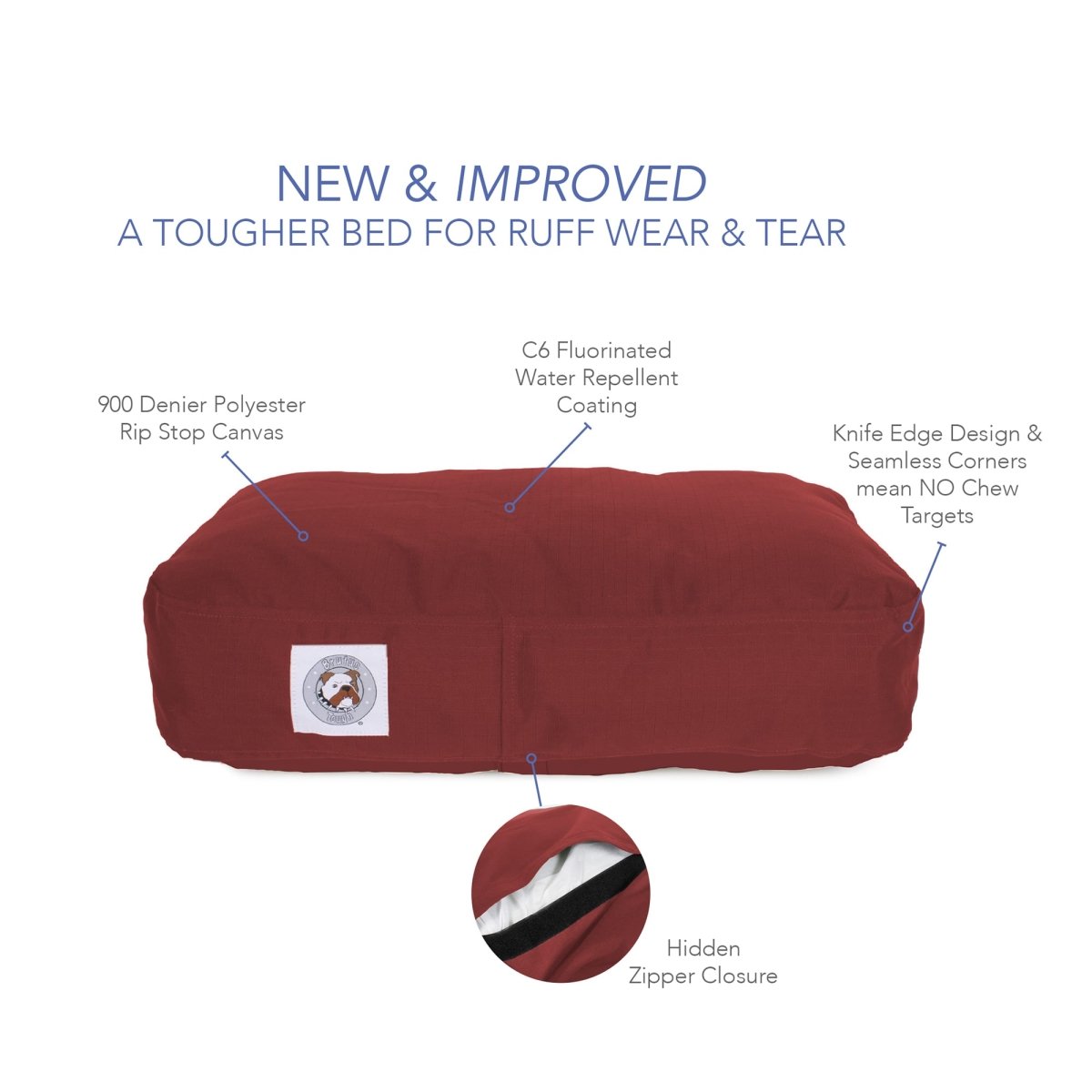 Brutus Tuff Pet Napper Heavy Duty Dog Bed