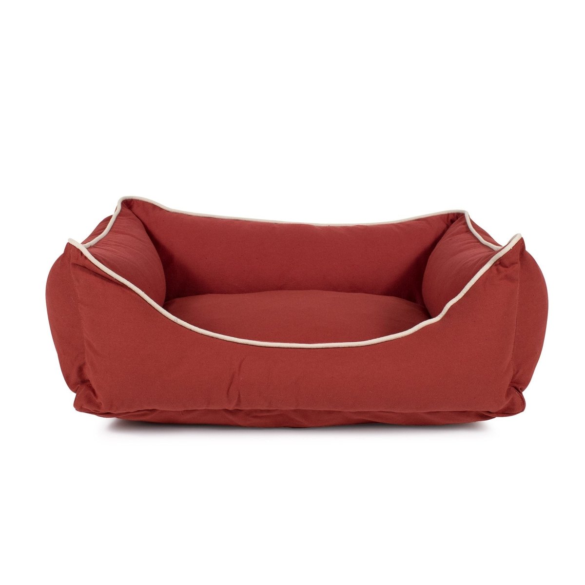 Canvas Dog Bed Kuddle Lounge Comfort Bolster