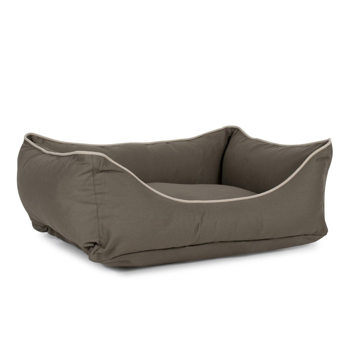 Canvas Dog Bed Kuddle Lounge Comfort Bolster