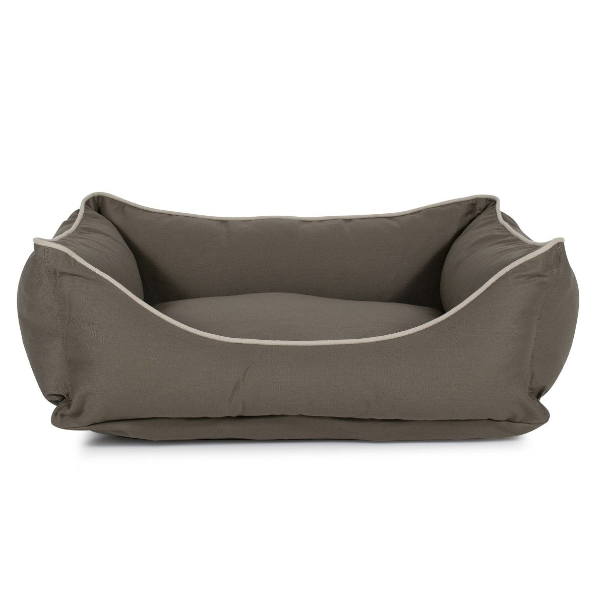 Canvas Dog Bed Kuddle Lounge Comfort Bolster
