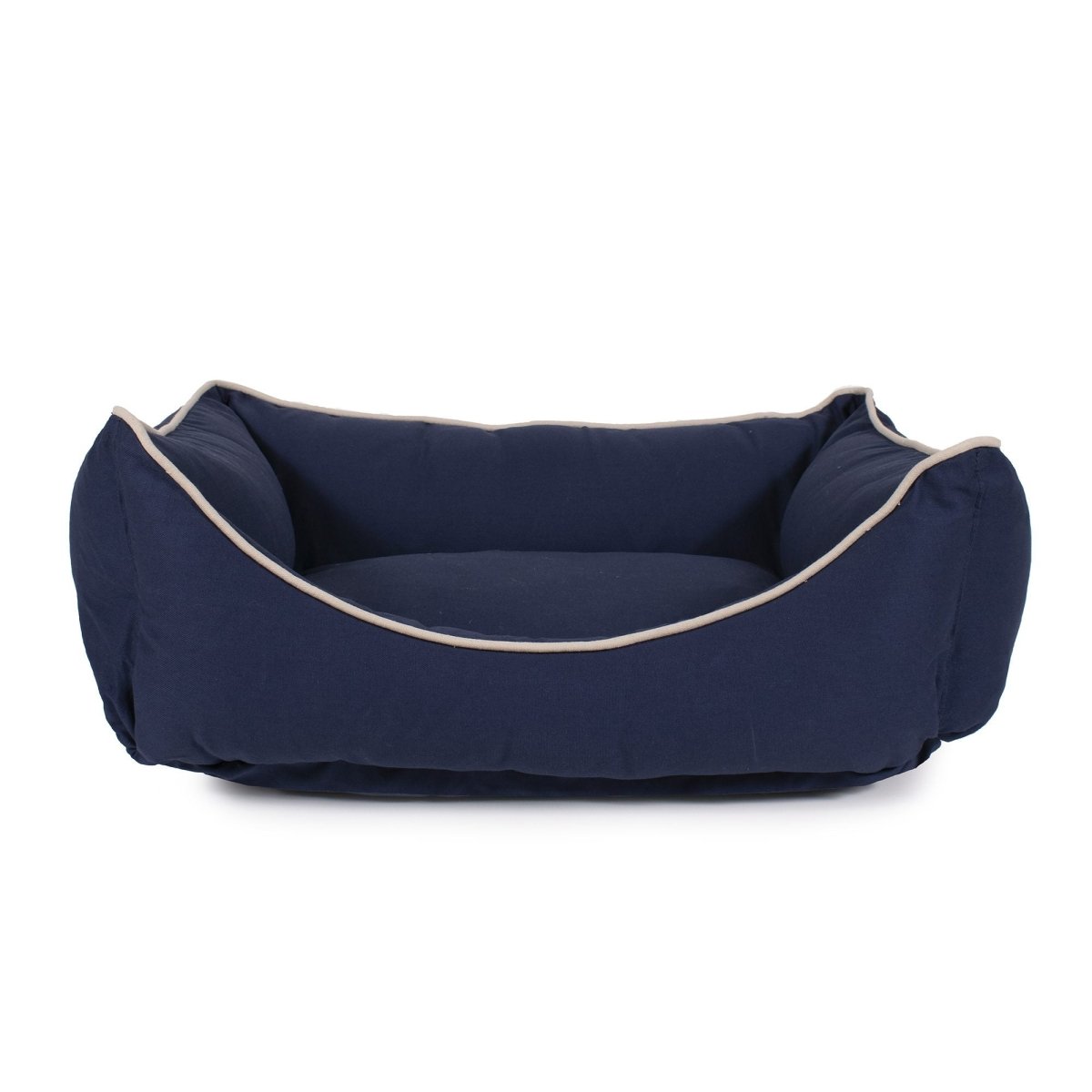 Canvas Dog Bed Kuddle Lounge Comfort Bolster