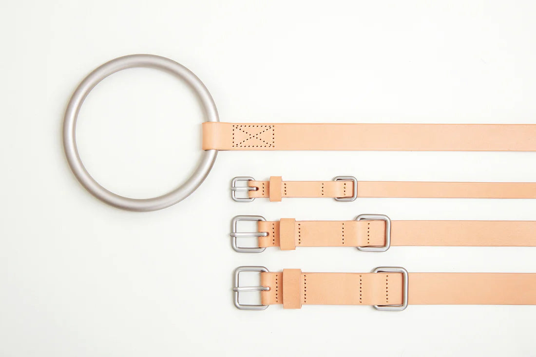 Lumi designer leather pet collar