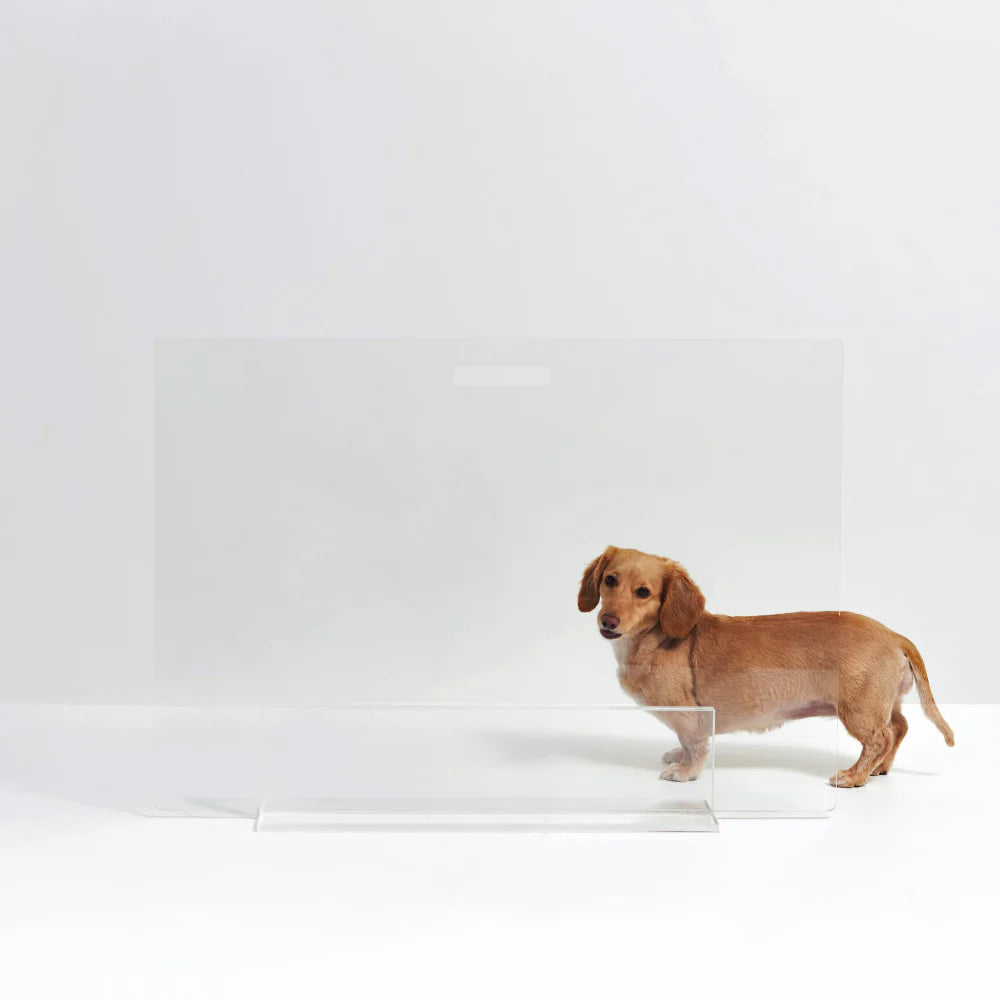 Hiddin Freestanding Acrylic Dog Gate Panel
