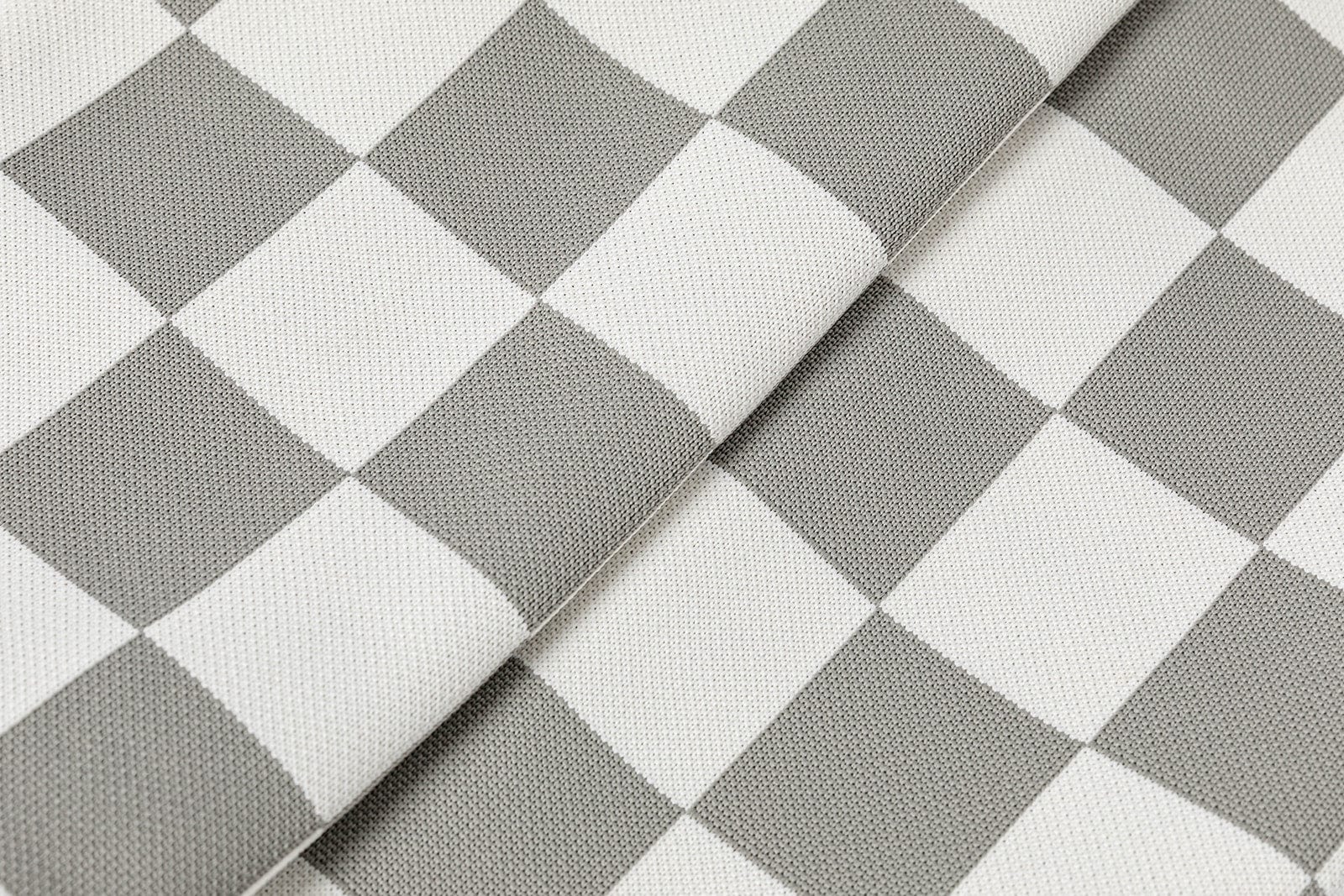 Checkered pattern with alternating gray and white squares