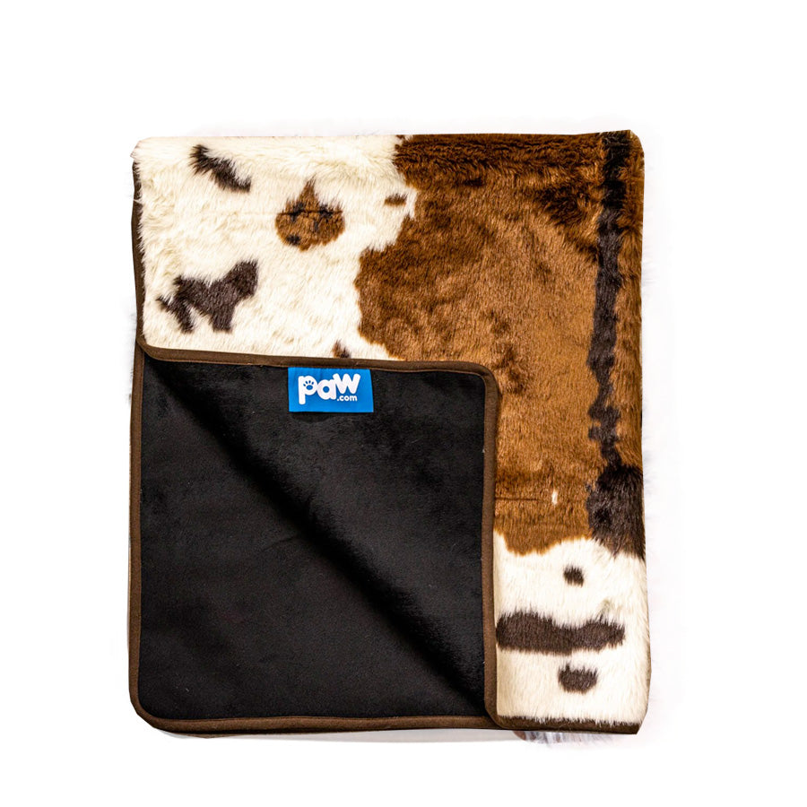 Paw dog blanket cowhide