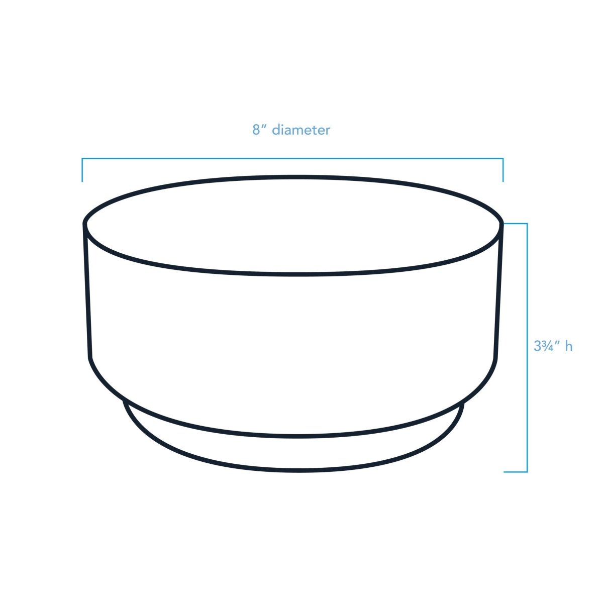 Pendleton Ceramic Pet Bowl For Food & Water