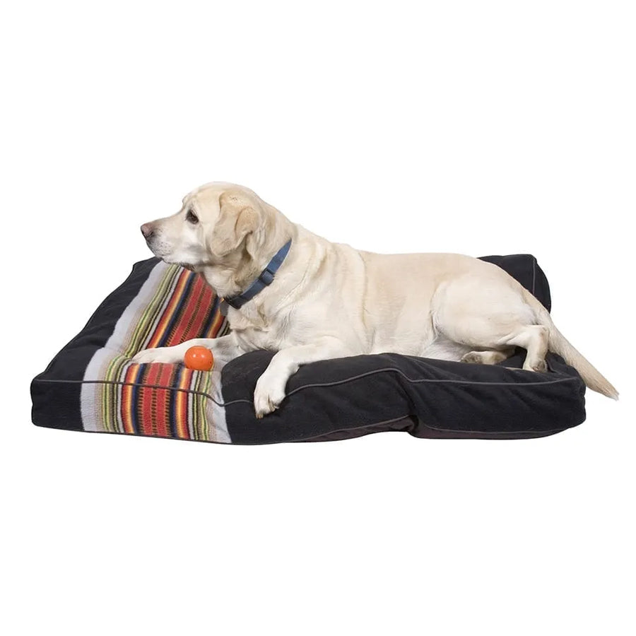 Large dog labrador laying on Pendleton acadia pet napper
