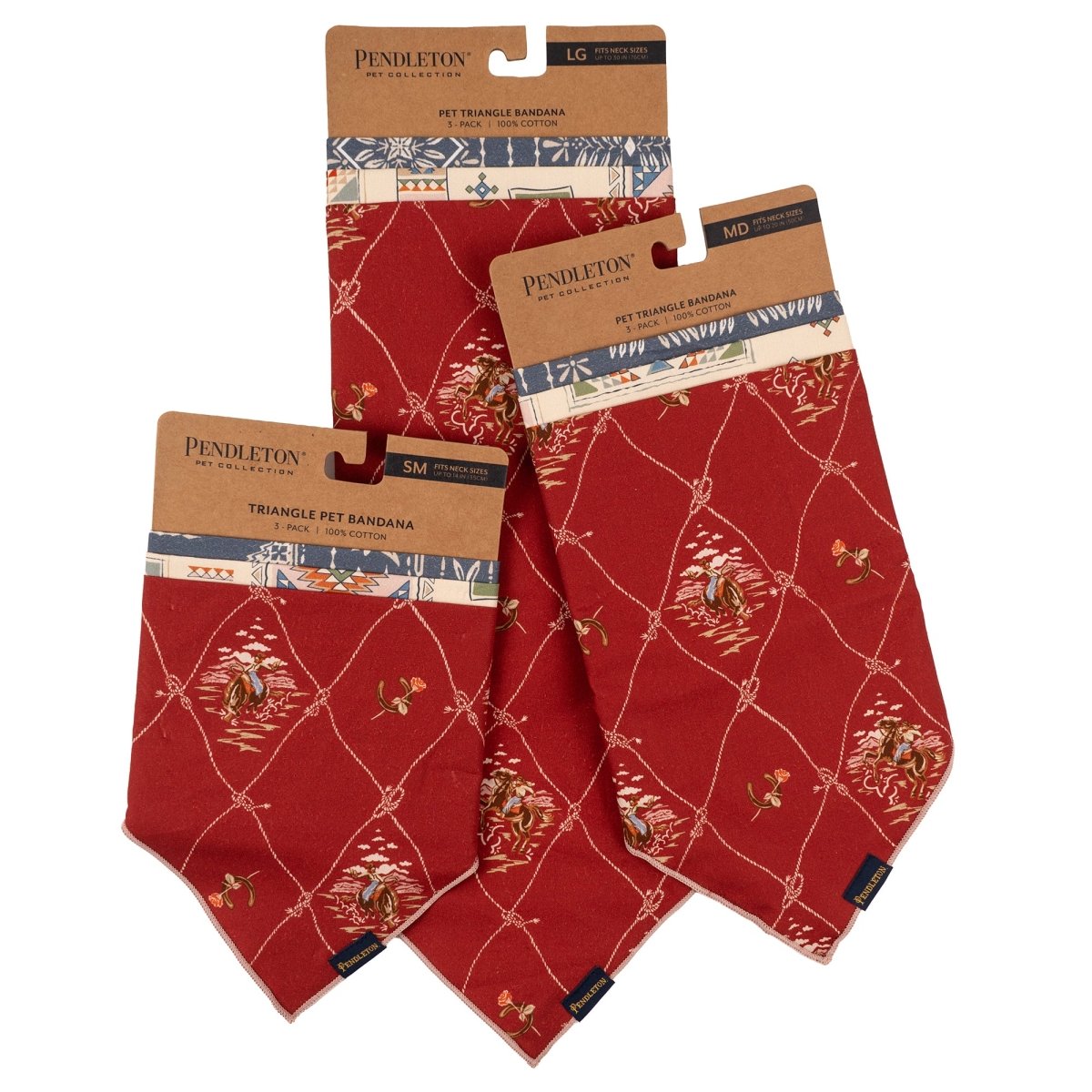 Pendleton Dog Bandanas – 3-Pack