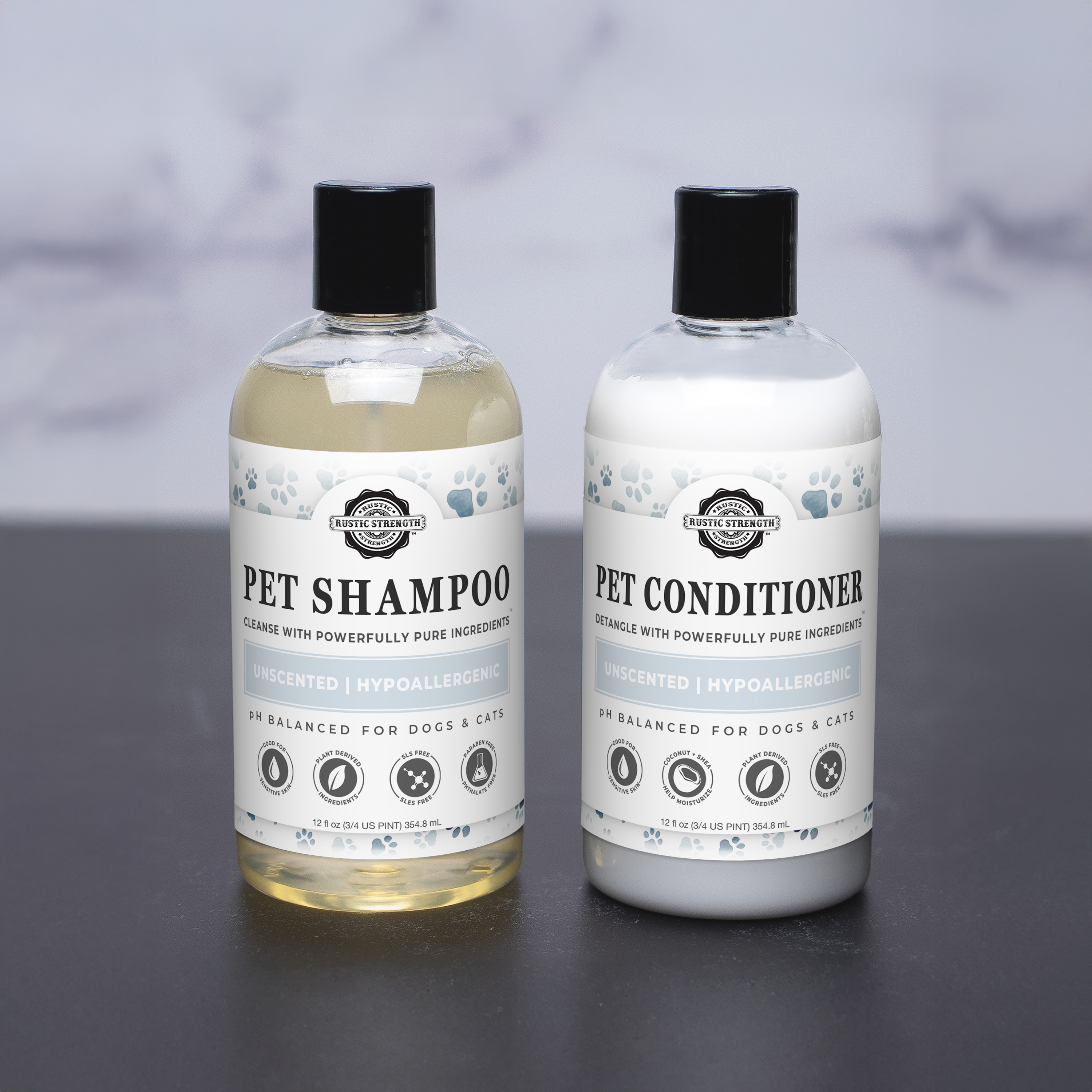 Non-Irritating Pet Shampoo & Conditioner | Unscented