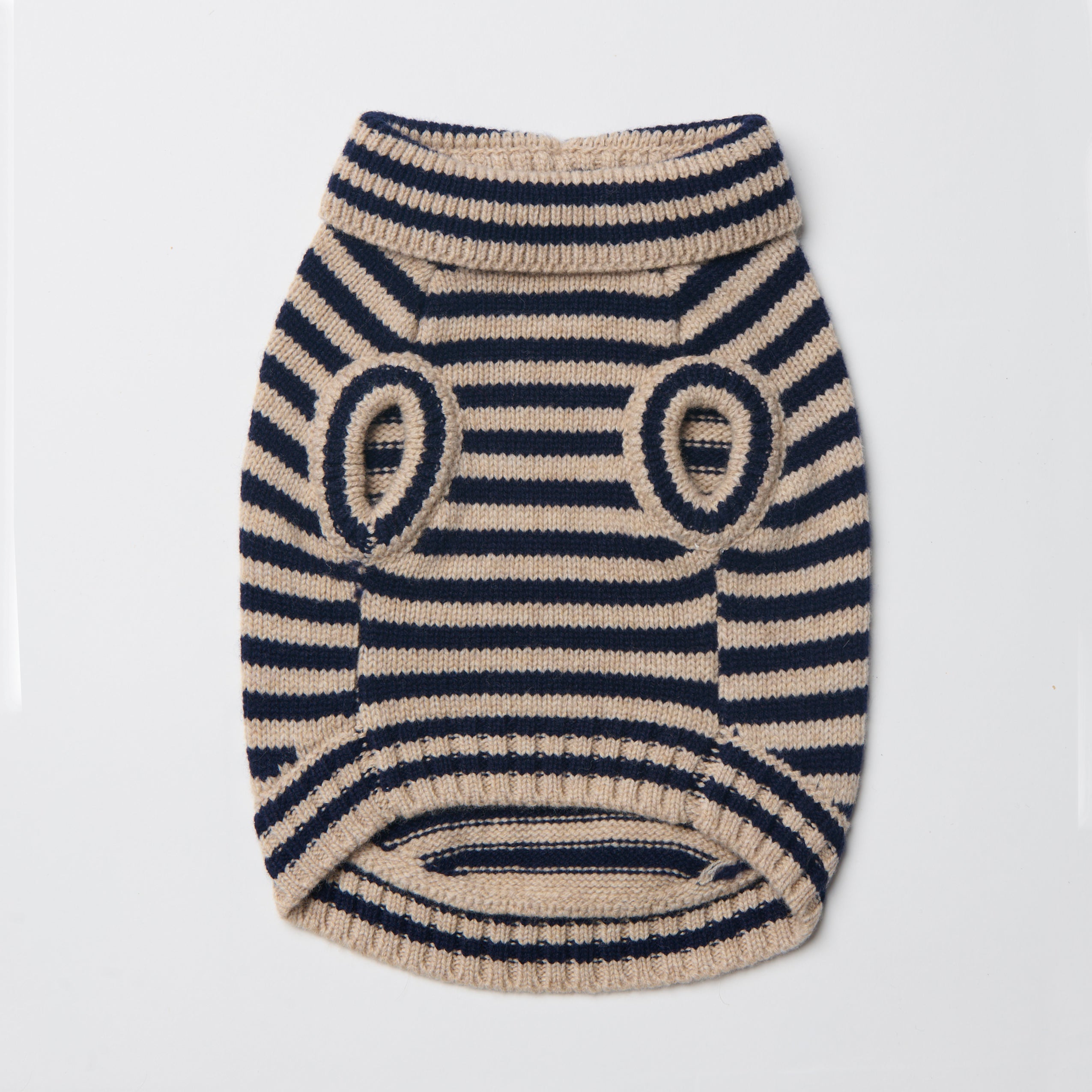 Nooee Small Polo Wool Sweater For Cats & Dogs | 100% Wool Knit