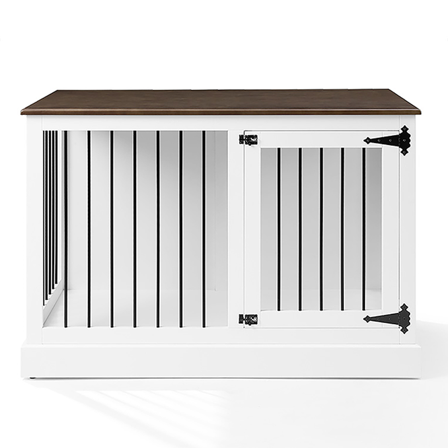 Small Size Credenza Dog Crate Furniture White Wood Crosley