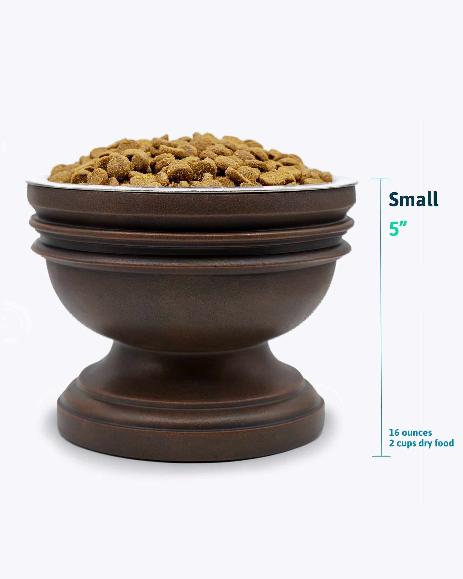 Chalice Style Summit Elevated Pet Bowl for Dogs & Cats