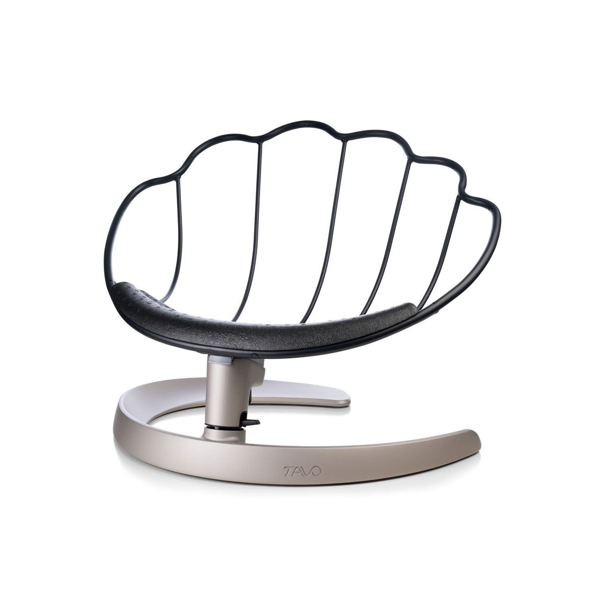 Aluminum frame inside the Tavo Shell swaying pet bed