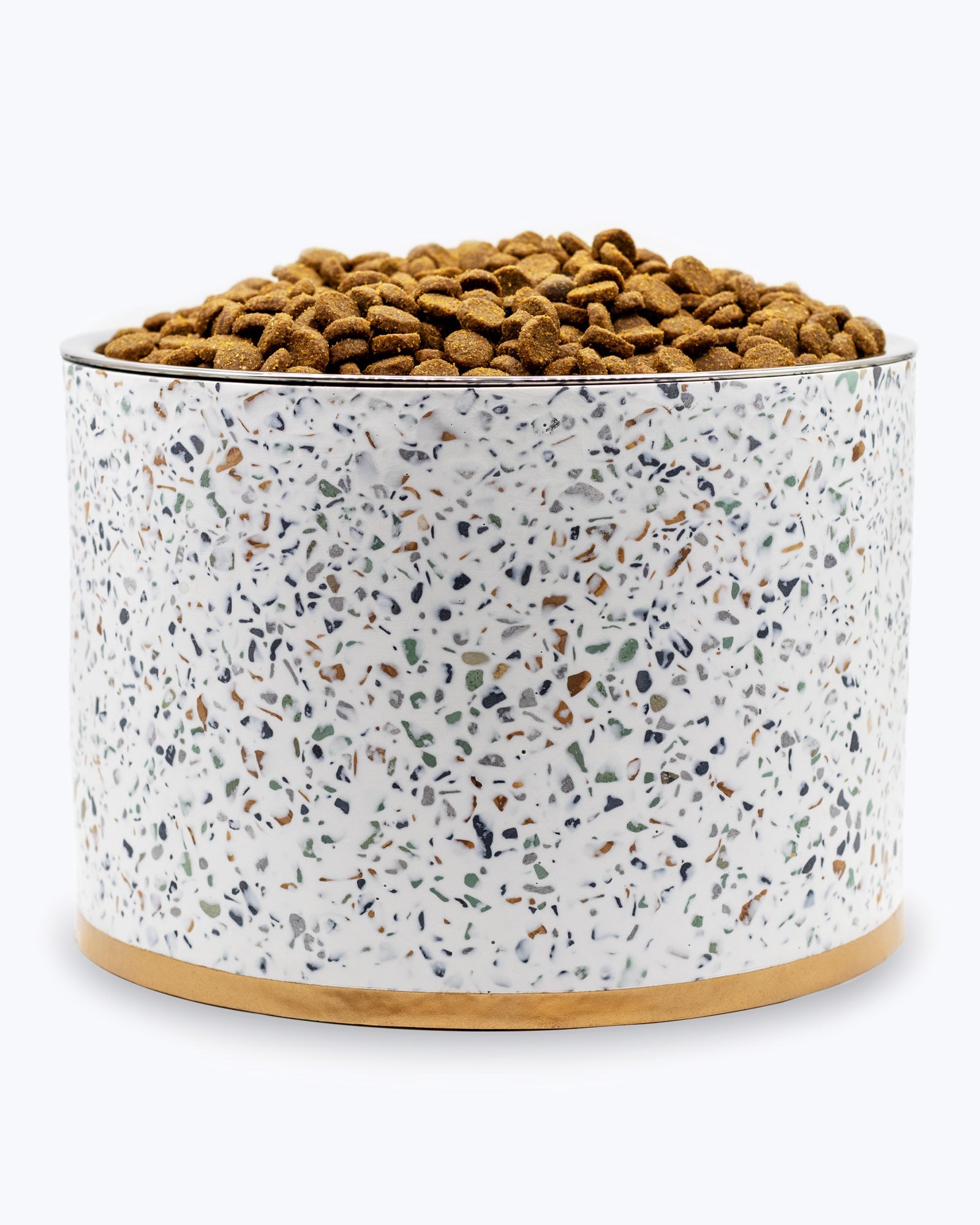 Terrazzo Modern Elevated Dog Bowl