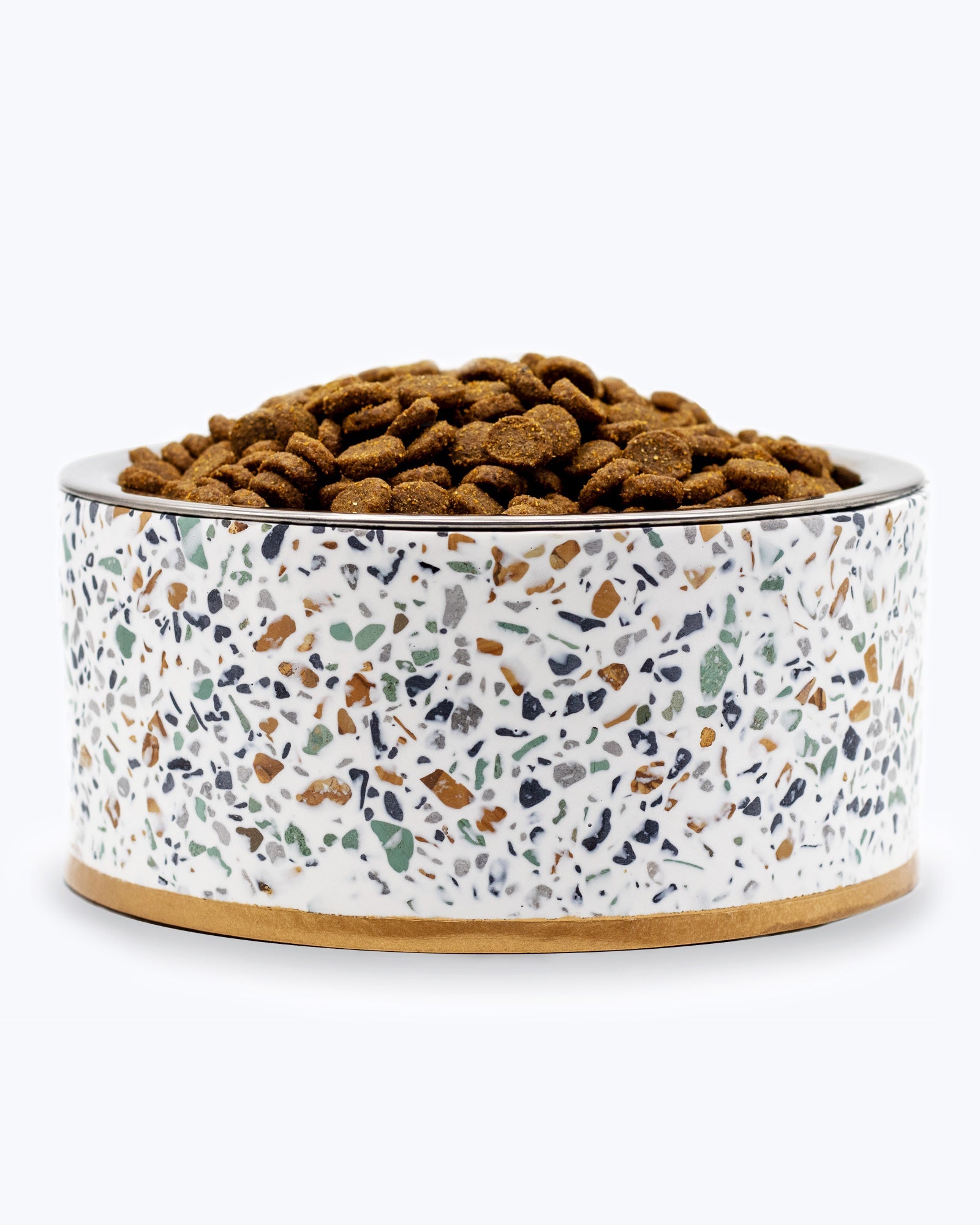 Terrazzo Modern Elevated Dog Bowl
