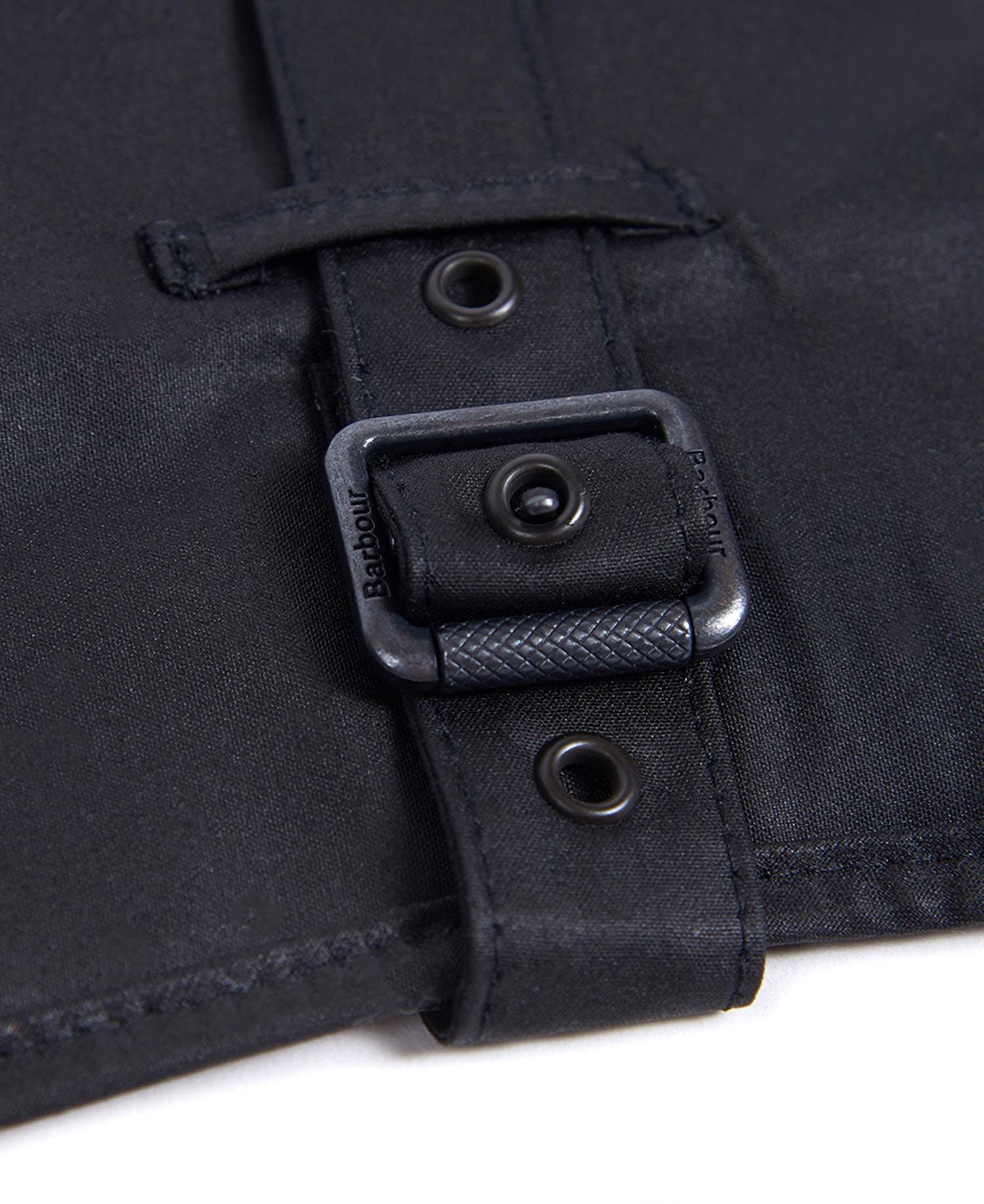Details of Barbour Dog Coat in Wax