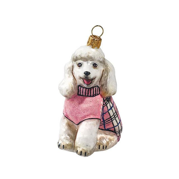 Poodle Ornament, Burberry Sweater