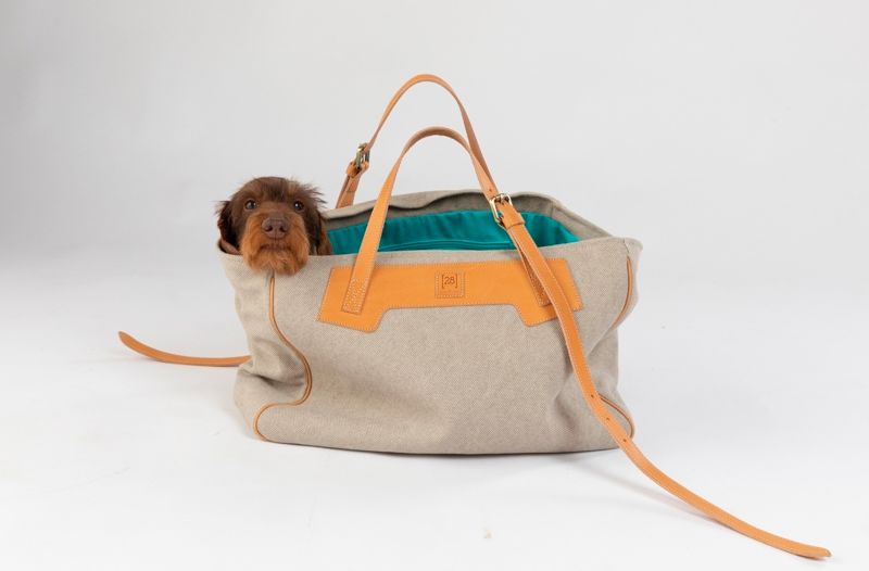 Margaret - Pebble Recycled Cotton Dog Bag