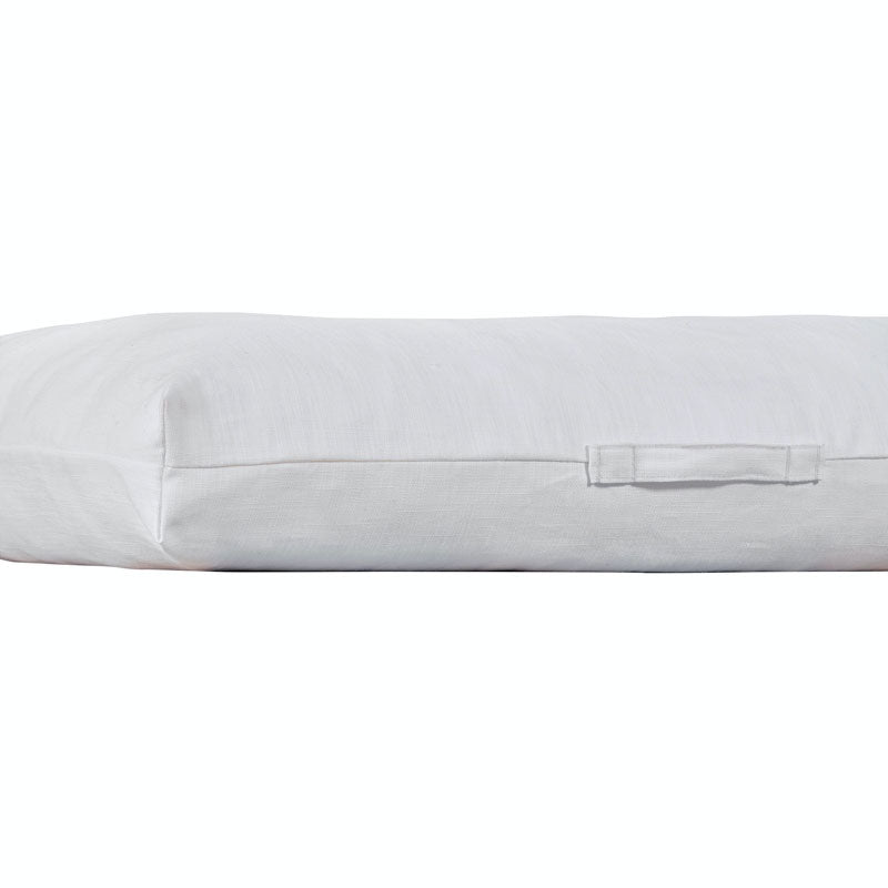 Washed White Cotton Linen Dog Cushion – Stylish, Durable Comfort for Large Dogs